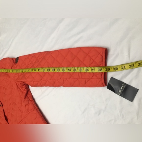 Ralph Lauren Orange Quilted Puffer Jacket - Picture 8 of 15